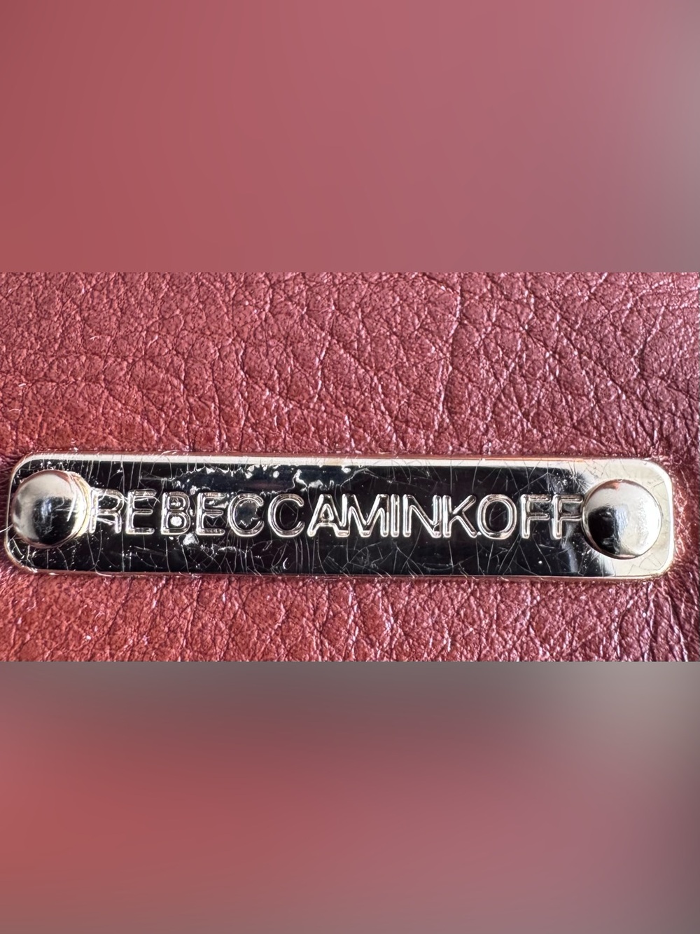 REBECCA MINKOFF Saffiano Leather